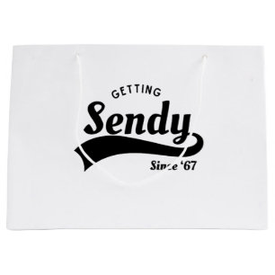 Let's Get Sendy Mason 67 Meme Vintage Large Gift Bag