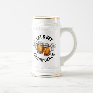 Let's Get Shamrocked St. Patrick's Day Beer Stein
