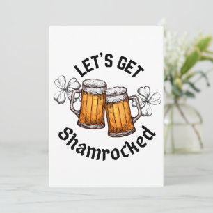 Let's Get Shamrocked St. Patrick's Day Invitation