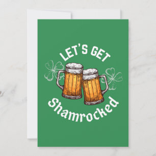 Let's Get Shamrocked St. Patrick's Day Invitation