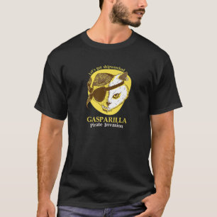 Lets Get Shipwrecked Cat Skull Pirate Gasparilla P T-Shirt