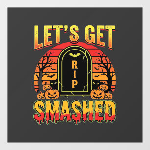 Lets Get Smashed Halloween Pumpkin Graveyard