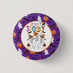 Let's Get Spooky Halloween  3 Cm Round Badge