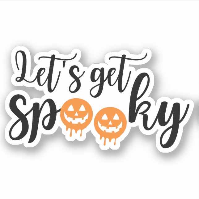 Let's Get Spooky Halloween Jack-o-lanterns (Front)