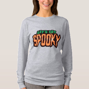 Let's Get Spooky Halloween Orange and Green T-Shirt