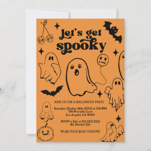 Let's Get Spooky,Halloween party Invitation