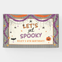 Lets Get Spooky Kids Halloween Birthday Party