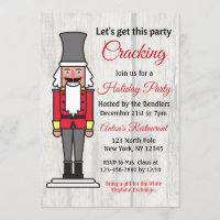 Let's Get This Party Cracking Holiday Invitation