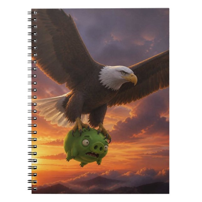 Let's get those pesky pigs! notebook (Front)