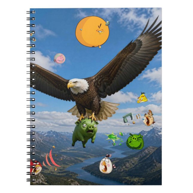 Let's get those pesky pigs! notebook (Front)