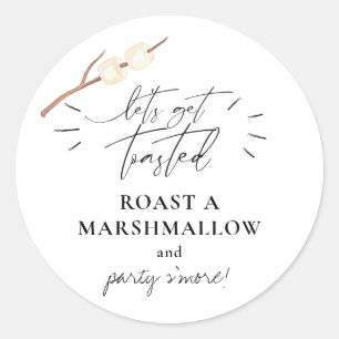 Let's Get Toasted S'more Marshmallow Tags