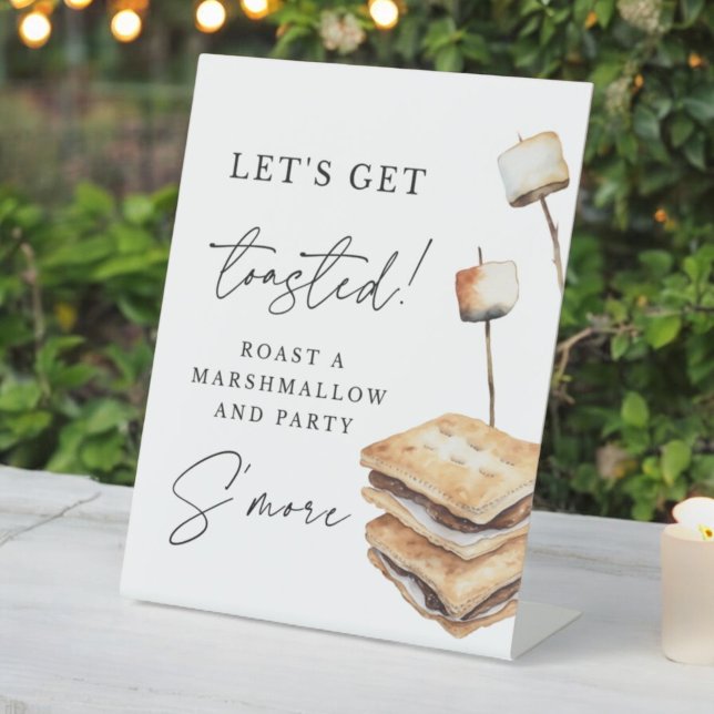 Let's Get Toasted Wedding Smores Bar Sign (Creator Uploaded)