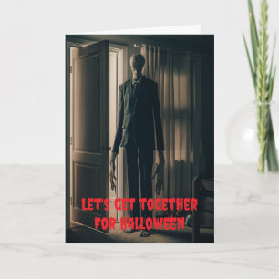 Let's get together for Halloween. Card