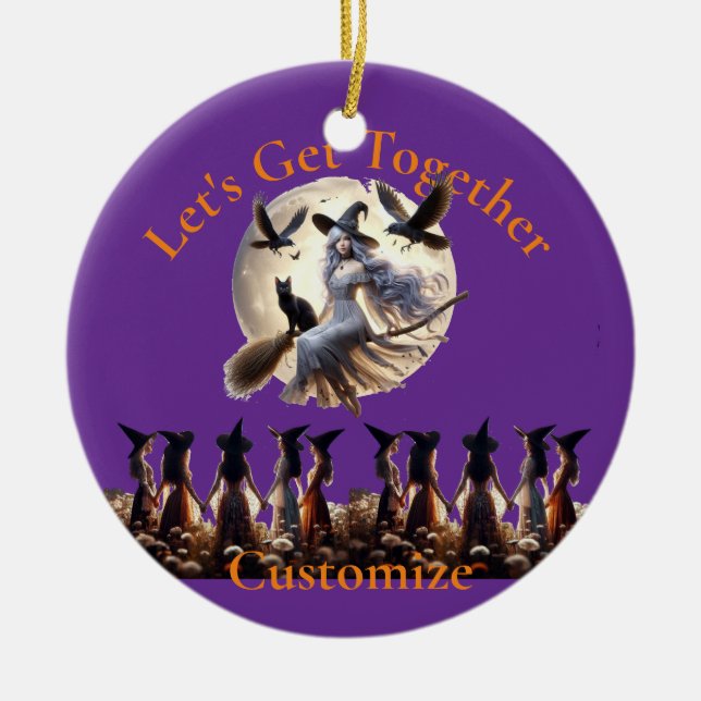 Let's Get Together Thunder_Cove Ceramic Tree Decoration (Front)