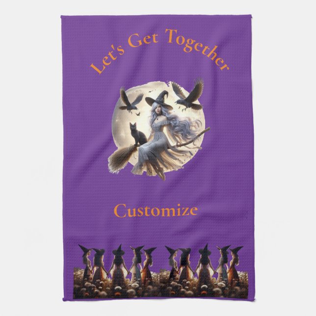 Let's Get Together Thunder_Cove Tea Towel (Vertical)