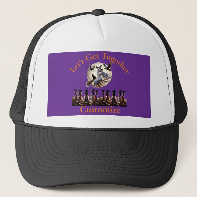 Let's Get Together Thunder_Cove Trucker Hat (Front)