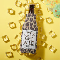 Let's Get Wild Cheetah Bachelorette Party Favour