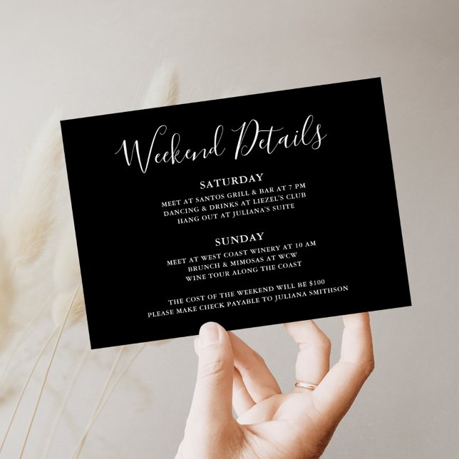 Let's Get Wild Weekend Detail Leopard Bachelorette Invitation (Creator Uploaded)