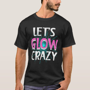 Let's Glow Crazy Planet Creation Splatter Photogra T-Shirt