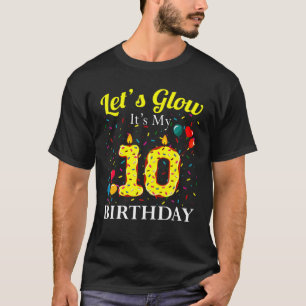 Let's Glow It's My 10Th Birthday Doughnut's Sweet  T-Shirt