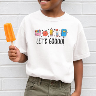 Let's Go Back to School Cute Doodle T-Shirt