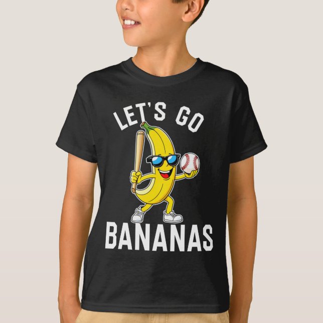 Let's go banana long sleeve  T-Shirt (Front)