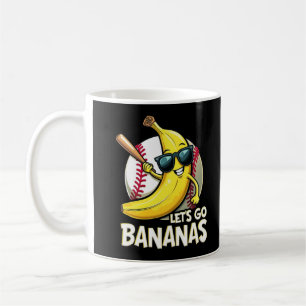 Let's Go Bananas Funny Banana Lover Coffee Mug