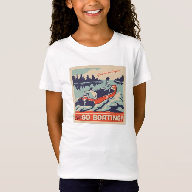 Let's Go Boating T-Shirt (Front)
