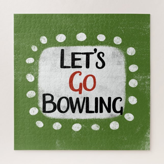 Let's Go Bowling Jigsaw Puzzle (Vertical)