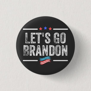 Let's Go Brandon 3 Cm Round Badge