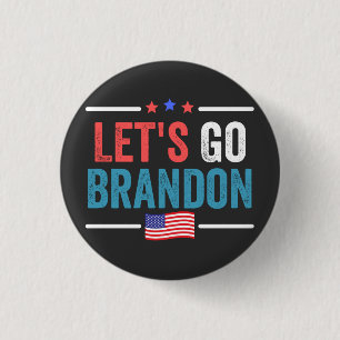 Let's Go Brandon 3 Cm Round Badge