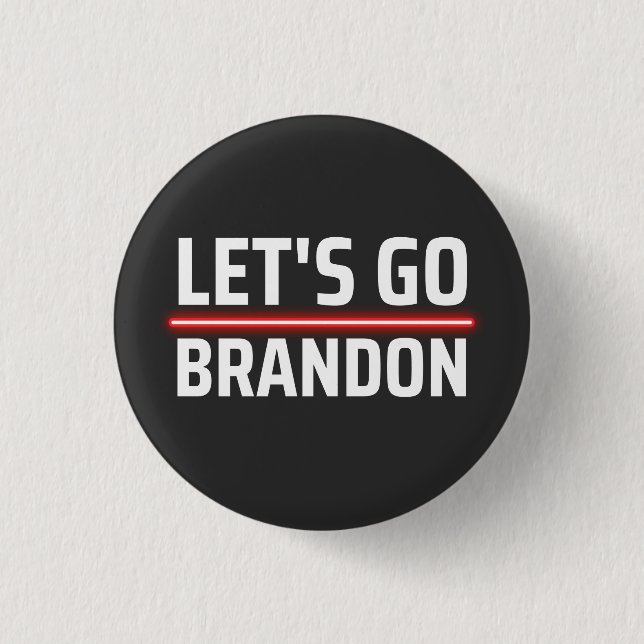 let's go brandon 3 cm round badge (Front)