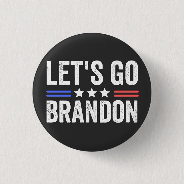Let's Go Brandon 3 Cm Round Badge (Front)