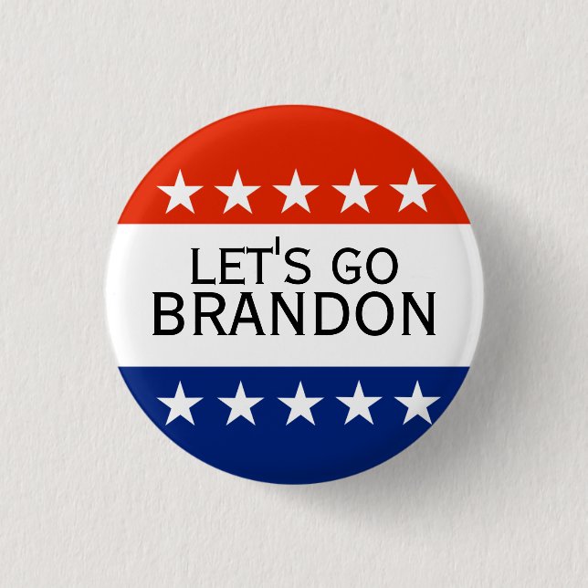 Let's Go Brandon 3 Cm Round Badge (Front)