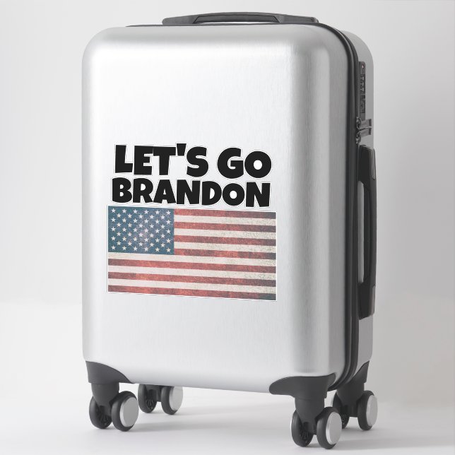 LET'S GO BRANDON BIG DIE-CUT STYLE DECALS (Suitcase)