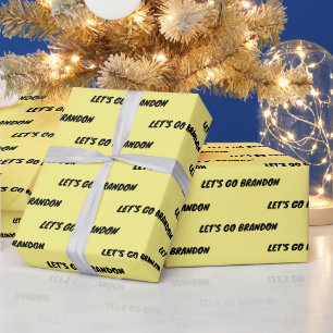 LET'S GO BRANDON BIRTHDAY ALL-OCCASION WRAPPING PAPER
