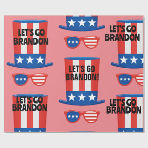 LET'S GO BRANDON! BIRTHDAY WRAPPING PAPER