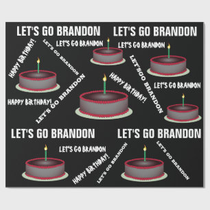 LET'S GO BRANDON BIRTHDAY Wrapping Paper