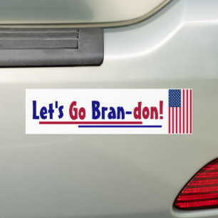 Let's go Brandon Bumper Sticker