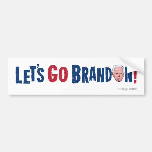 Let's Go Brandon Bumper Sticker (Front)