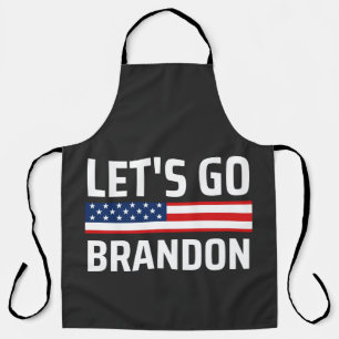 lets go brandon chant joe biden, funny lets go bra apron