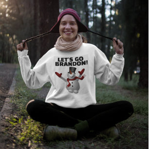 LET'S GO BRANDON CHRISTMAS SNOWMAN T-SHIRTS