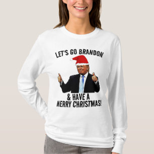 LET'S GO BRANDON CHRISTMAS TRUMP T-SHIRTS TEES