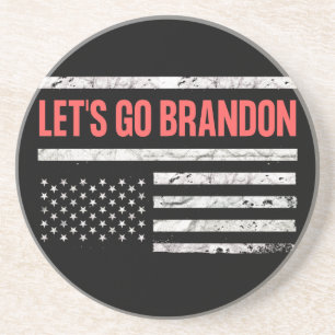 Let's Go Brandon Coaster