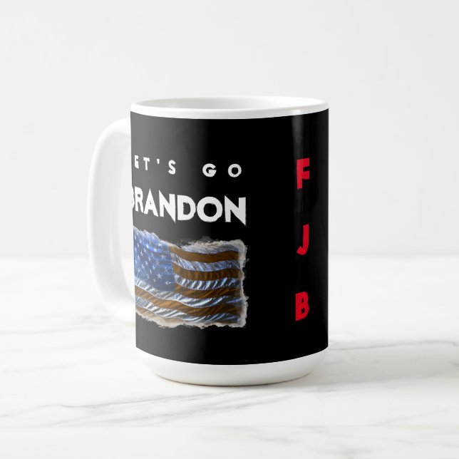 "Let's go Brandon!" Coffee Mug (Front Left)