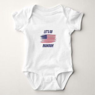 Lets Go Brandon! FJB  Baby Bodysuit
