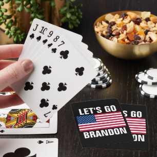 LET'S GO BRANDON FLAG PLAYING CARDS