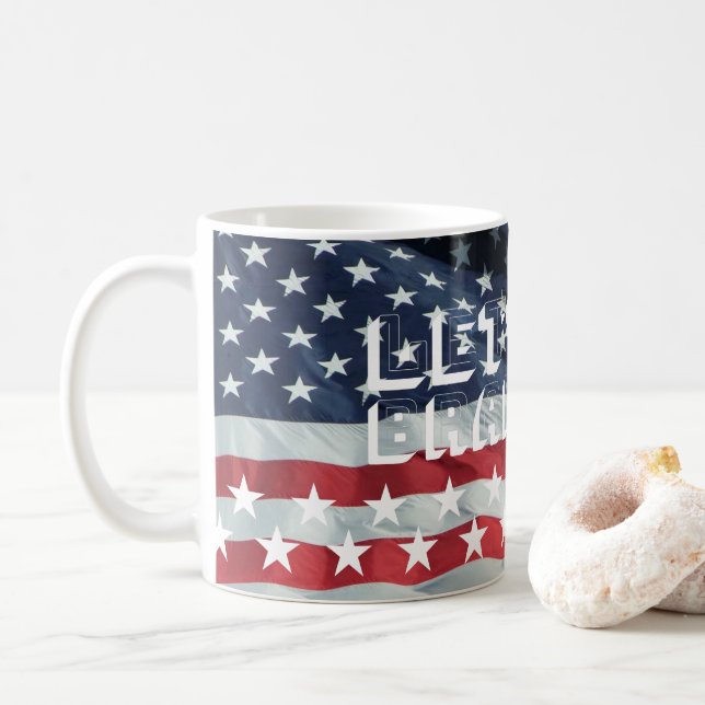 LET'S GO BRANDON! [Font 4] Classic Mug (With Donut)