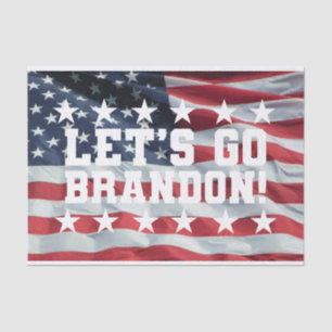 LET'S GO BRANDON! [Font 6] Gift Wrap Tissue Paper