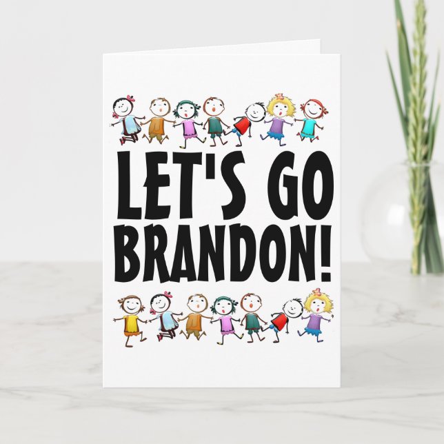 LET'S GO BRANDON! FUNNY BIRTHDAY CARDS (Front)